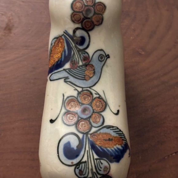 3 Vintage Ken Edwards El Palomar Tonalá Mexico Pottery pcs. Turtle, Cat & Duck. - Picture 4 of 13